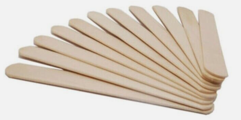 Disposable wooden waxing tongue depressors/spatulas - Extra Large