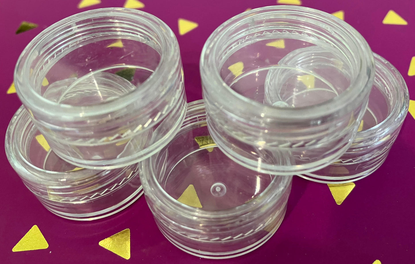 Empty Storage jars - clear
