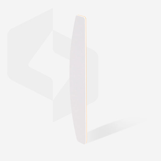 Disposable white files for crescent nail file on a soft foam layer EXPERT 40 240 grit (30 pcs)