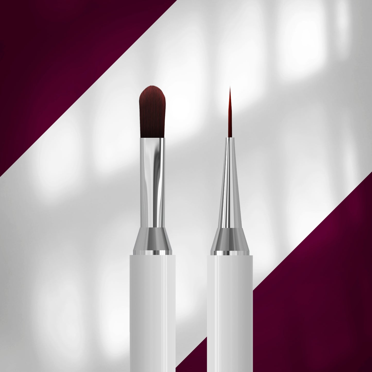 Double-ended brush Exclusive for gel 11 mm / liner 12 mm