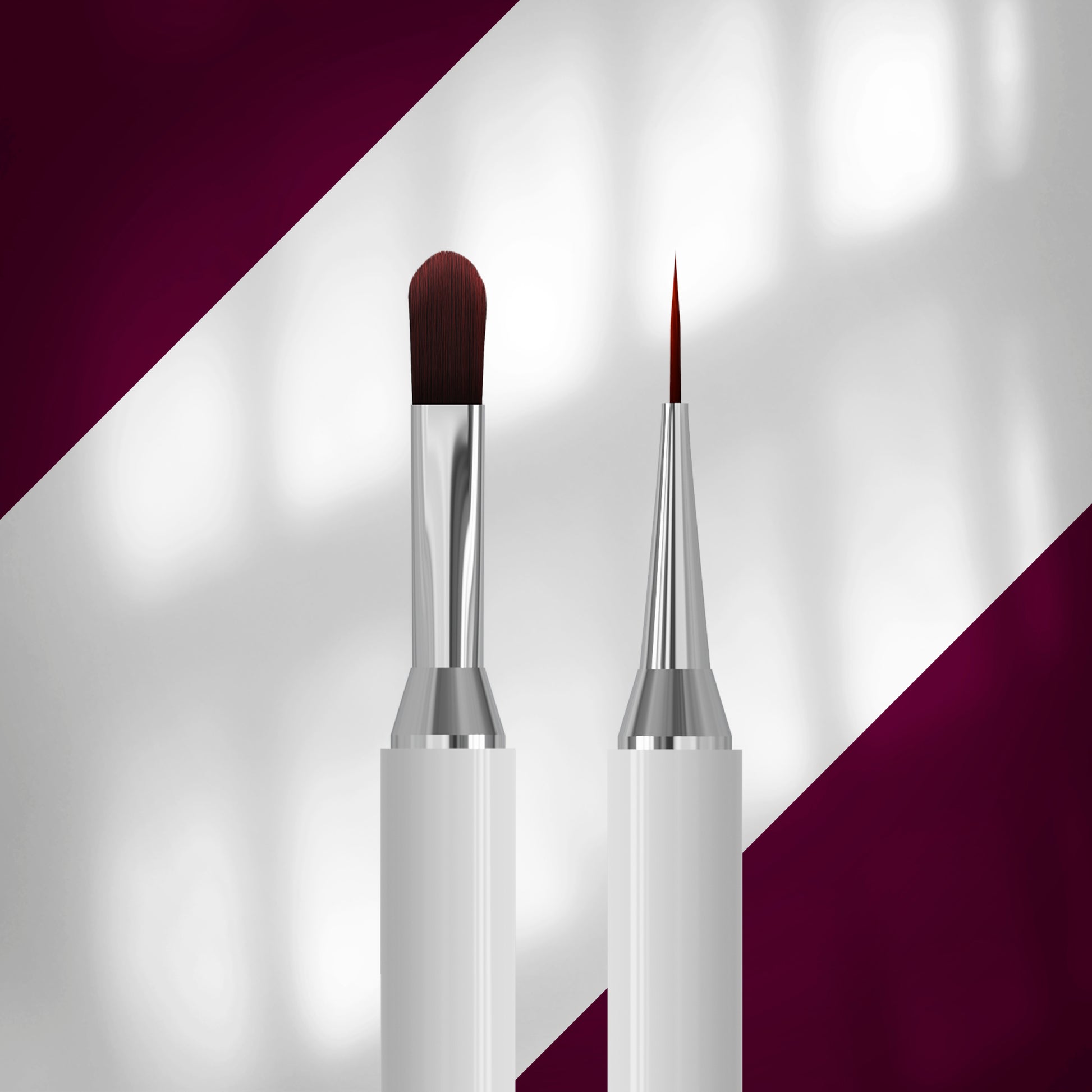 Double-ended brush Exclusive for gel 11 mm / liner 12 mm