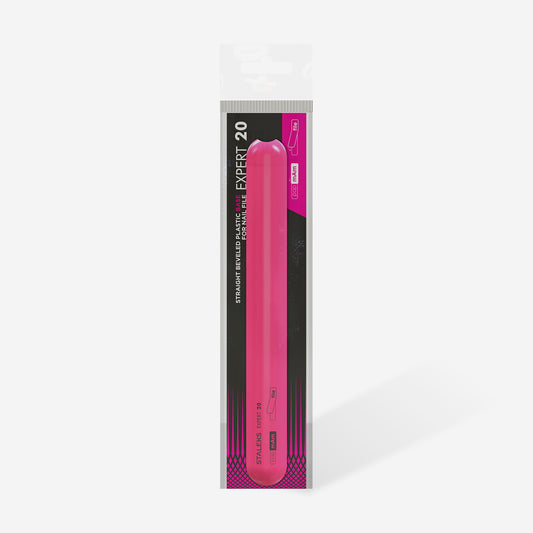 Straight beveled plastic base for nail file EXPERT 20