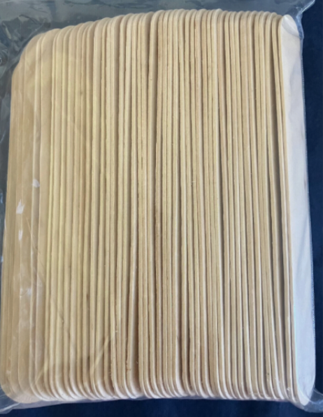 Disposable wooden waxing tongue depressors/spatulas - Extra Large