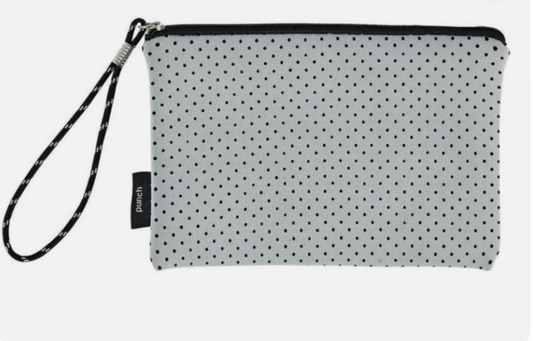 Punch Neoprene Clutch Purse/cosmetic bag