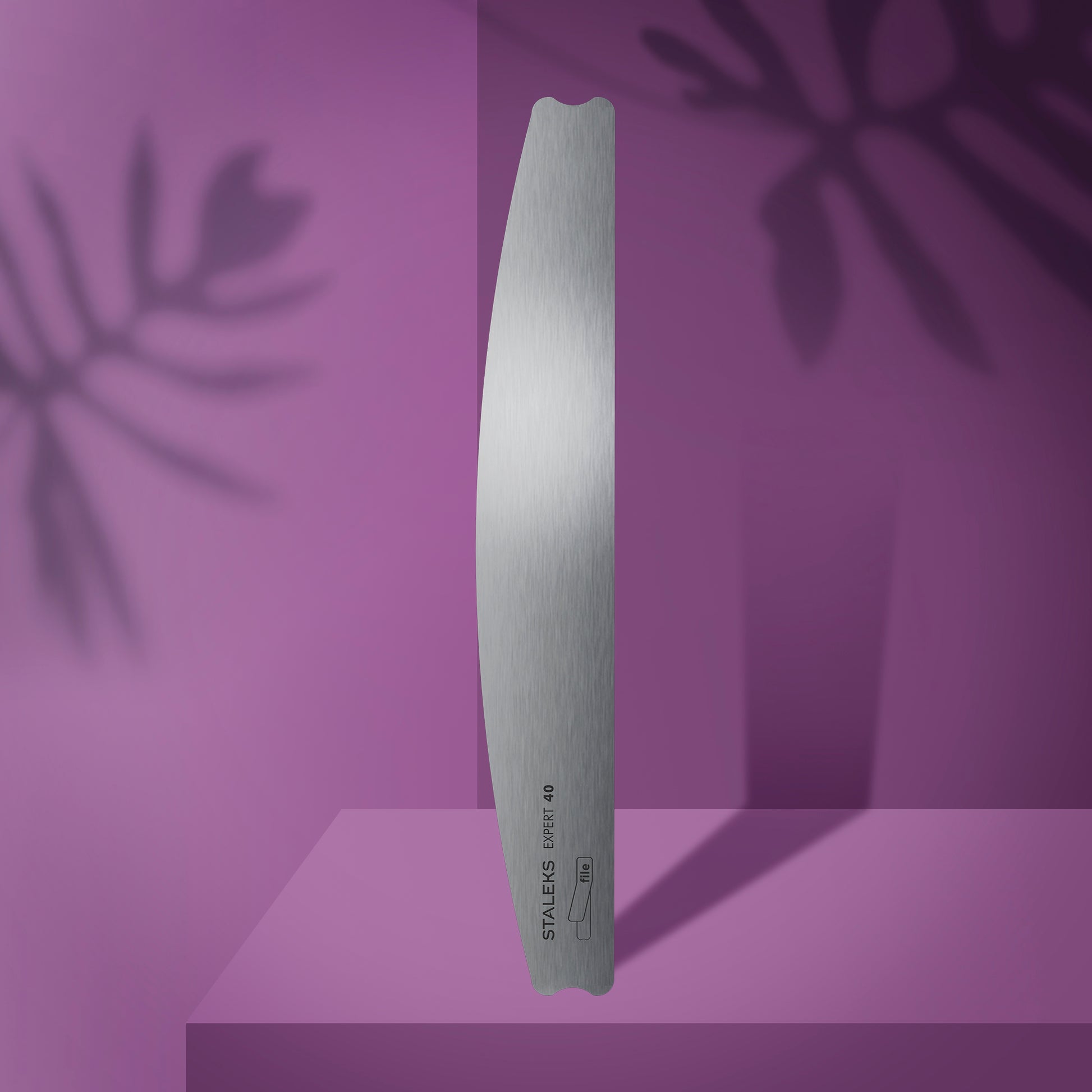 Crescent metal base for nail file EXPERT 40