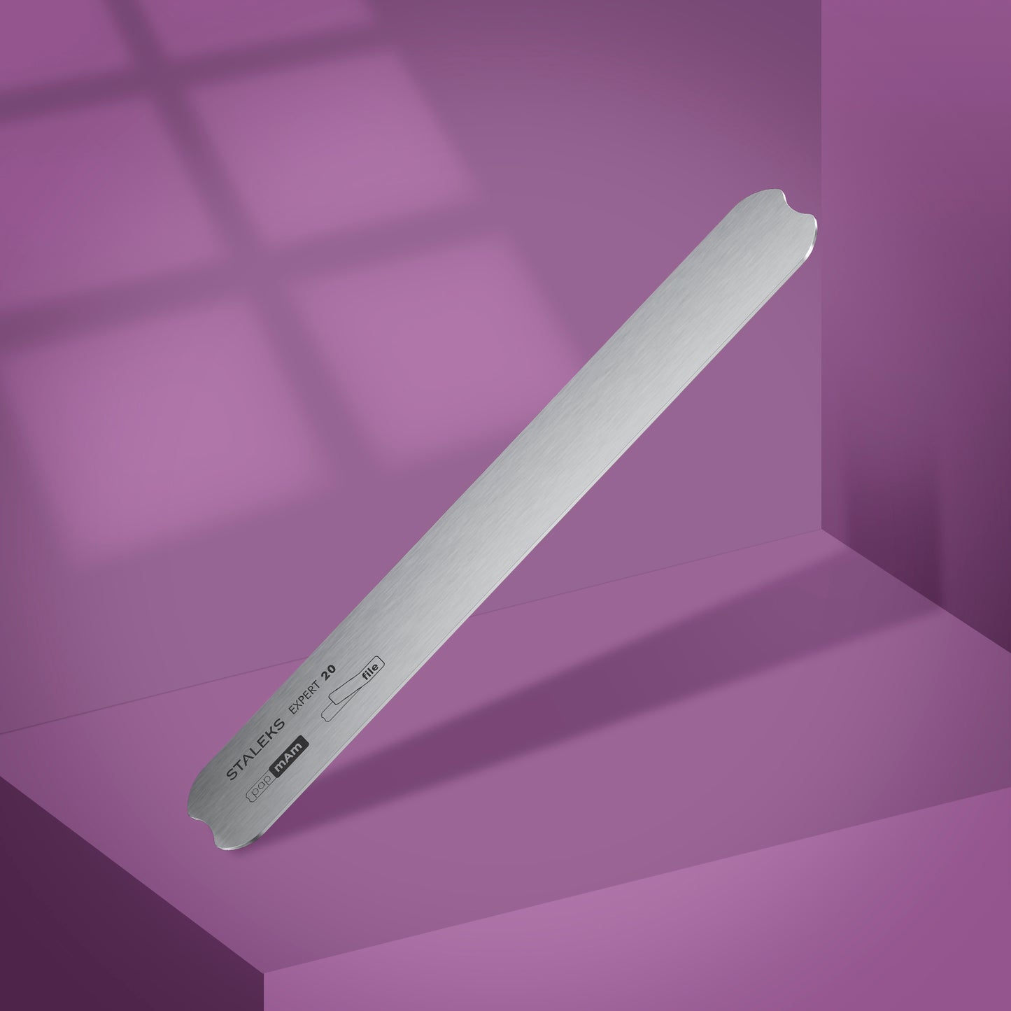 Straight metal base for nail file EXPERT 20