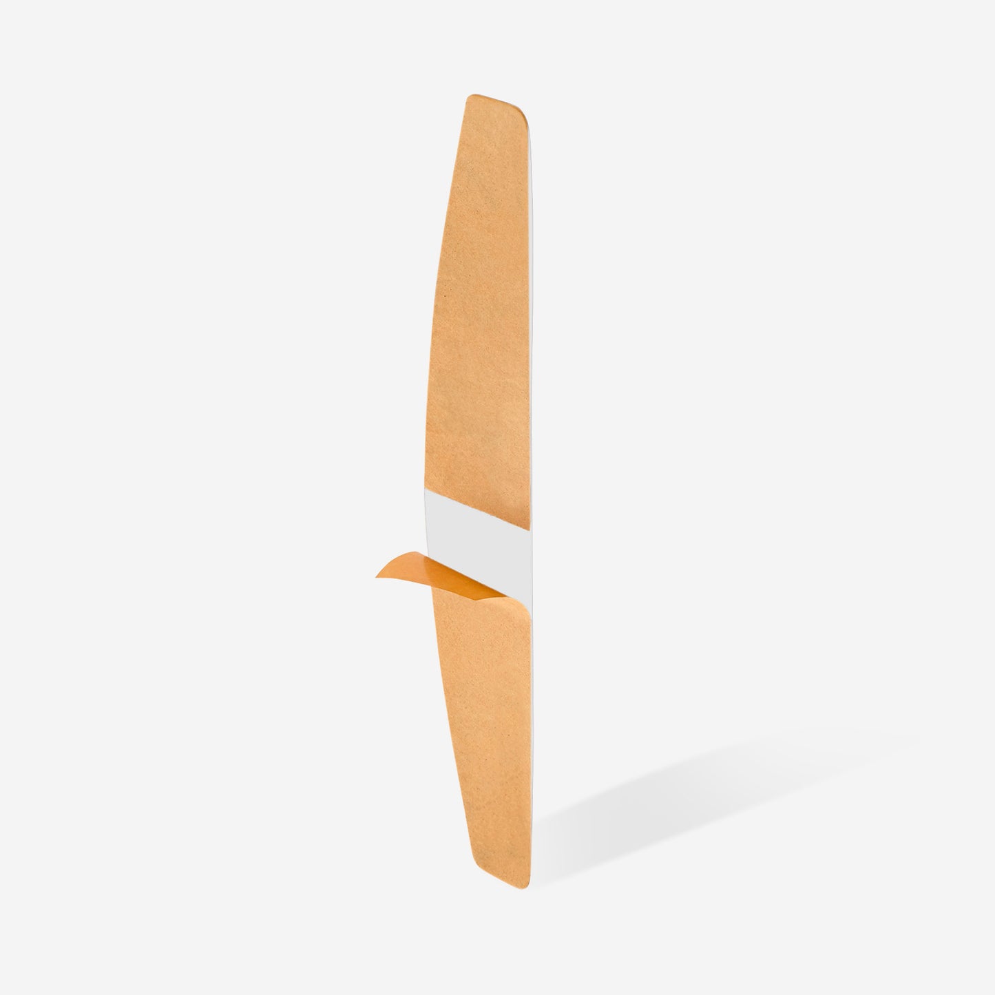 Disposable white files for crescent nail file on a soft foam layer EXPERT 40 150 grit (30 pcs)