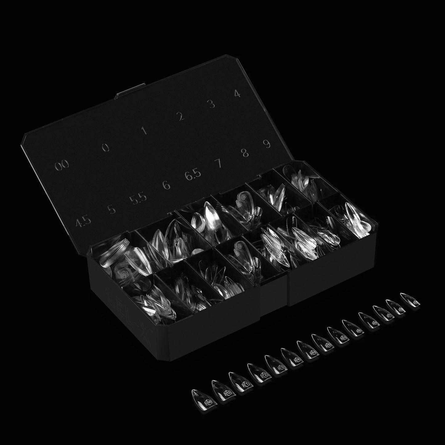 APRES GEL-X TIPS - NATURAL STILETTO MEDIUM - Sets & Refills
