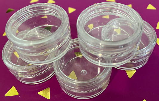 Empty Storage jars - clear
